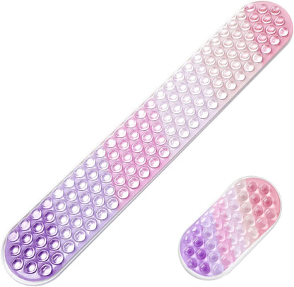 MEGREZ Clear Gel Wrist Rest for Keyboard and Mouse, Cute Crystal Gel WristRest, Ergonomic Wrist Rest Set, Cloud Wrist Rest Keyboard, Pink