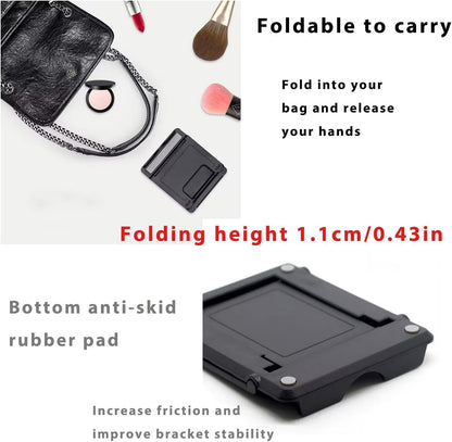 DRM 2 Pack Phone Stand Holder for Desk Portable Cell Phone Holder Multi-Angle Adjustable Compatible with iPhone, Huawei Galaxy Phones Tablet with 4-7.9 inch Display
