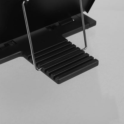 VALICLUD Adjustable Desktop Document Holder Reading Rack Paper Stand Tabletop Copy Stand for Office Desk Use Black