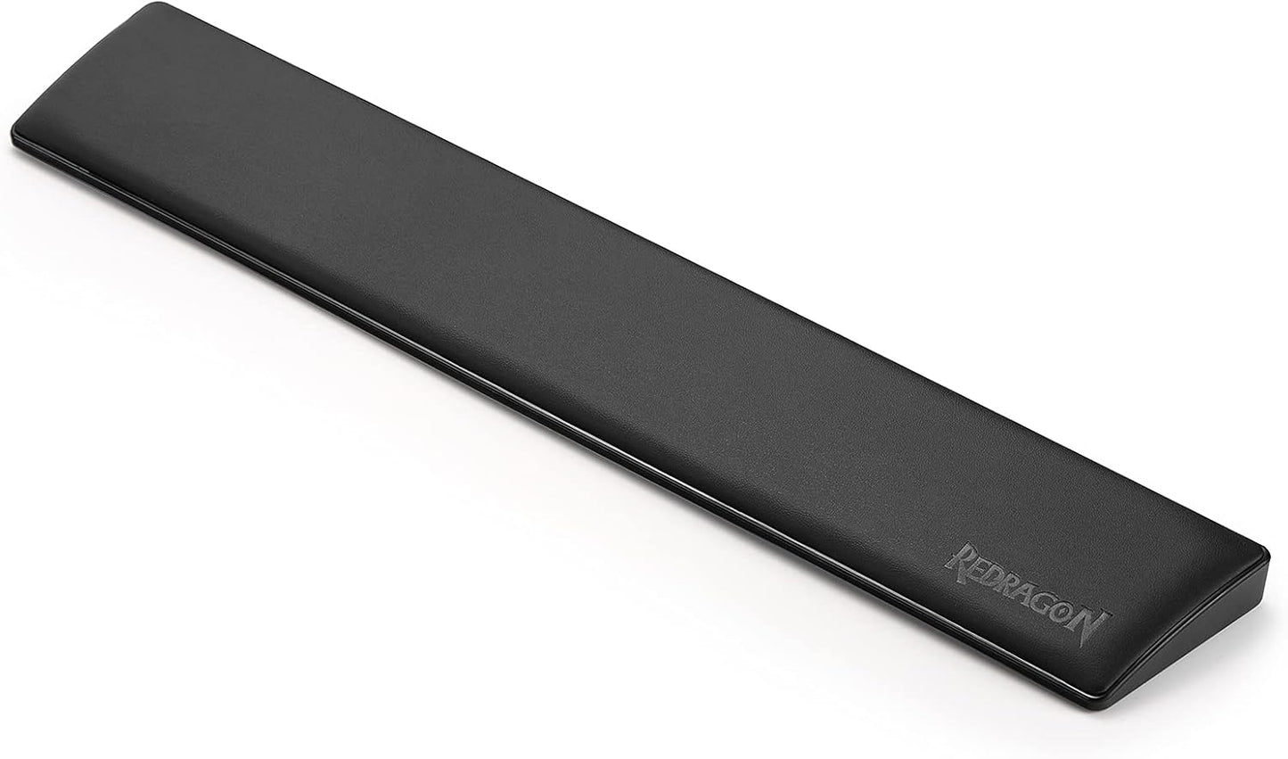 Redragon P035 Meteor S Computer Keyboard Wrist Rest Pad, Ergonomic Soft Memory Foam Wrist Support w/Anti-Slip Rubber Base, 60% 61 Keys Compact Size 11.38 x 2.87 in, 0.78 inch (20mm) Height, Black