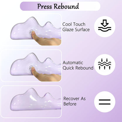 Gel Wrist Rest for Keyboard and Mouse Square Blue Plaid Clear Keyboard Wrist Rest Transparent Ergonomic Cute Checkered Mouse Wrist Pad Silicone Non-Slip Support for Computer Laptop Gaming Home Office