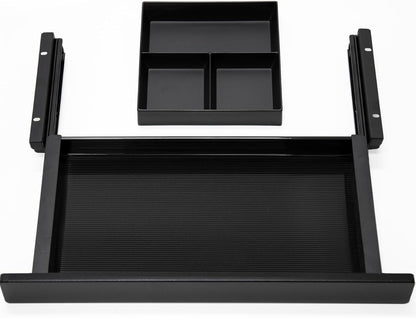 Under Desk Storage Drawer, 15.5Inch Shallow Under Desk Drawer Organizer