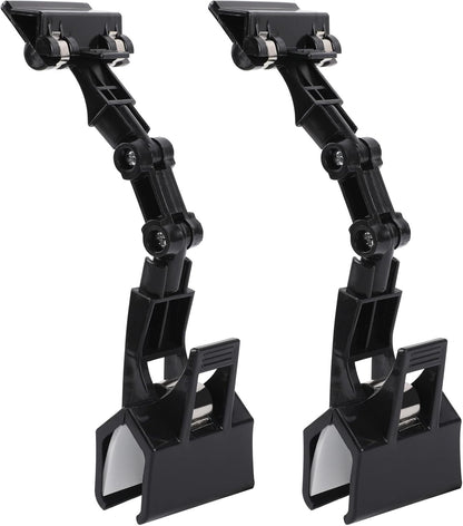 2 Pack Document Holder Adjustable for Typing Flexible Documents Holder Foldable Paper Copy Holder Clip Rotatable Handy Artist Supplies Holder for Computer Monitor Canvas Clamp