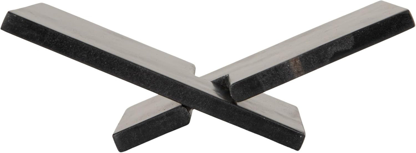 Bloomingville Decorative Marble Book Holder, Ebony