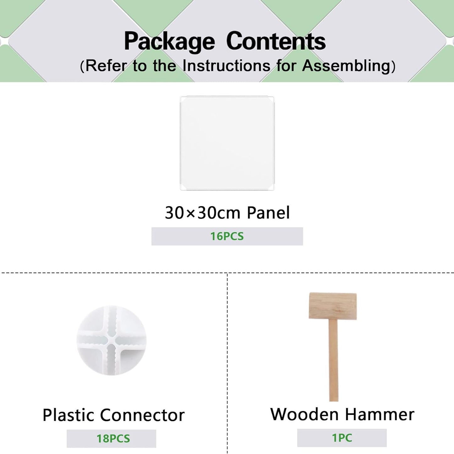 C&AHOME Cube Storage Organizer, 4-Cube Shelves Units, Closet Cabinet, DIY Plastic Modular Book Shelf Ideal for Bedroom, Living Room, Office, 24.8" L x 12.4" W x 24.8" H Milky UPCS04M
