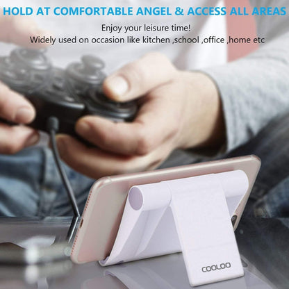 Cell Phone Stand Multi-Angle,【2 Pack】 Tablet Stand Universal Smartphones for Holder Tablets(6-11"), e-Reader, Compatible Phone XS/XR/8/8 Plus/7/7 Plus, Galaxy S8/S7/Note 8, Air, Mini, Pixel 2(Black)