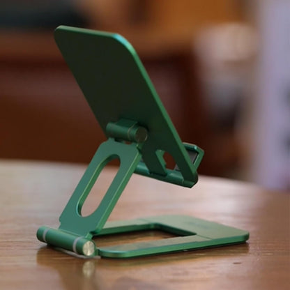 Foldable Phone Stand, Compact Aluminum Mini Cell Phone Holder for Desk,Desktop Portable & Adjustable Folding Metal Tablet Stand for iPad mini,Tablet and Cellphone