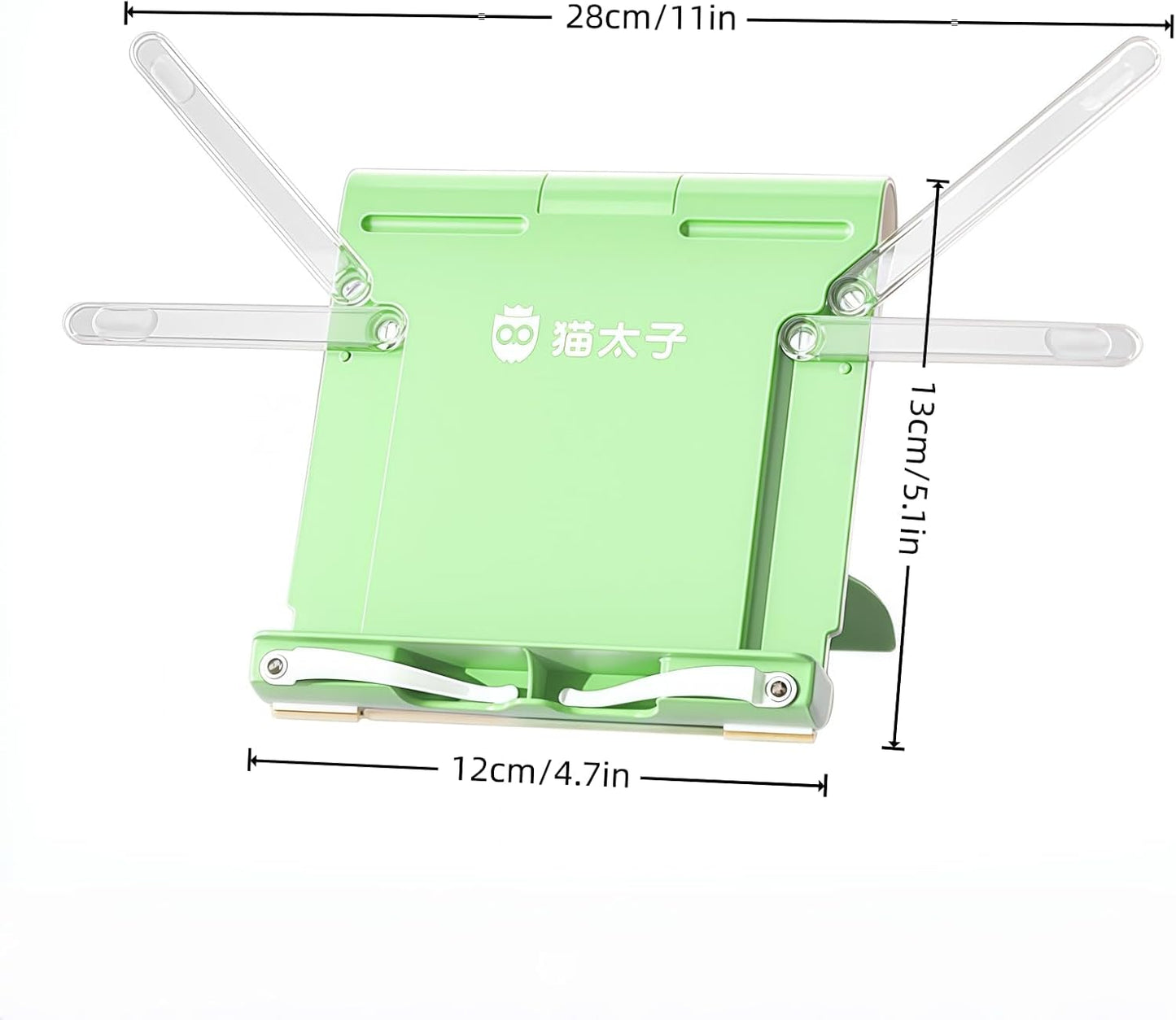 Travel Mini Book Holders for Reading Hands Free - Portable and Adjustable Book Stand for Reading, Two-in-one (Book + Tablet Stand) - Essential for Students/Professionals/Reading Enthusiasts