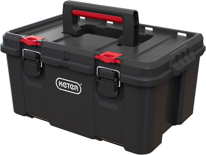 Keter Stack-n-Roll Two Drawer Tool Box for Small Parts and Power Tool Accessories, Fits Keter Modular Tool Storage System