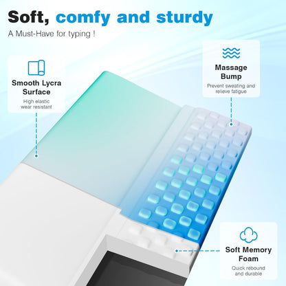 Ospelelf Keyboard Wrist Rest, Comfortable Ergonomic Keyboard Stand Riser Holder for Office Home