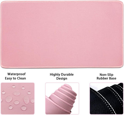 Memory Foam Set Wrist Rest Pad & Mouse Wrist Rest Support,Ergonomic Design for Office,Home,Laptop,Desktop Computer,Gaming Keyboard - Pink