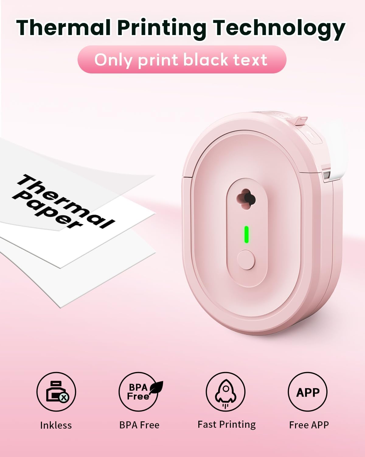 N12 Label Maker Machine with Tape, Portable Thermal Label Printer, Mini Labeler Wireless Bluetooth Label Makers for Home Office Kids Items