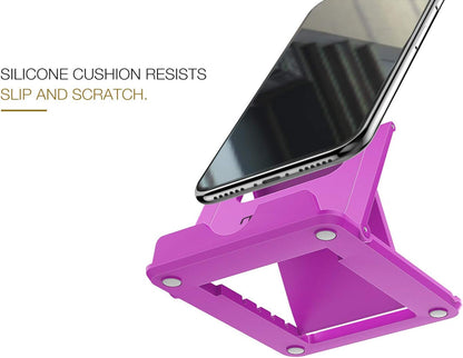 MoKo 2PCS Phone/Tablet Stand, Desktop Holder for 4-11" Device, Fit with iPhone 17/17 Air/17 Pro/17 Pro Max, iPhone 16/Pro/Pro Max/Plus, iPhone 15/Pro/Pro Max/Plus, iPhone 14/Pro/Pro Max/Plus