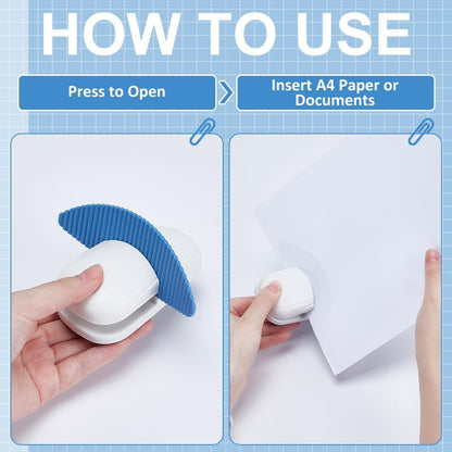 UNICRAFTALE 5Sets 4 Colors Paper Holder Stand Document Copy Folder Holder Stand Wedge for A4 Paper Office Reading Typing 3.86x4.65x2.28 Inch