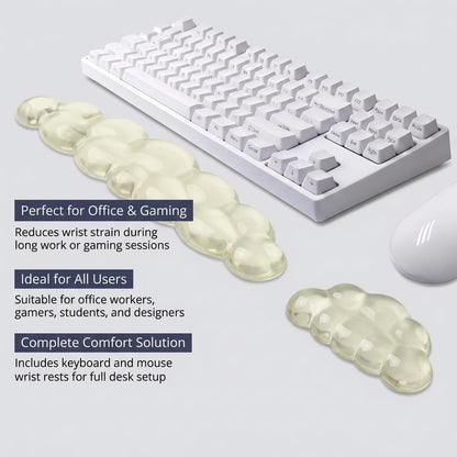 Ultimate Cute Ergonomic Wrist Rest – Instant Relief, Cloud-Like Comfort, Premium Silicone & TPU, Ultra-Soft, Durable, Gift-Boxed for Office, Study, Gaming & More
