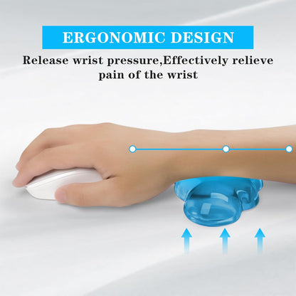Gel Cloud Keyboard and Mouse Wrist Rest, Cute Wrist Support and Arm Support Keyboard Rest for Keyboard and Mouse Typing Pain Relief，Suitable for Office/Computer/Laptop/Gaming (Pink)