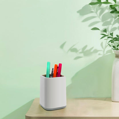 ZUFECY Pencil Holder, Pen Cup Makeup Brush Holder, Desktop Organizer Storage Case Scandinavian Design Stationery for School Home Office Supplies (Green)