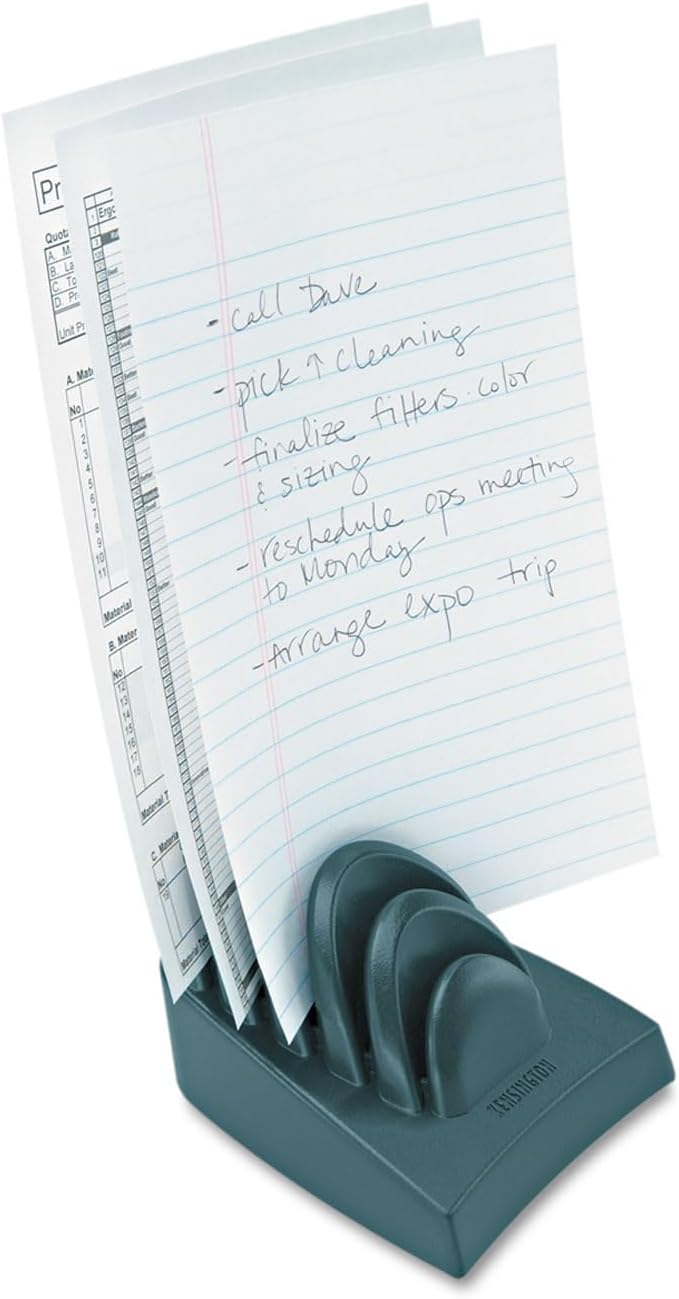 Kensington Insight Priority Puck Document Holder – Adjustable Desktop Copy Holder for Easy Viewing, Space‑Saving Design, Improves Ergonomics & Workflow (62061B)