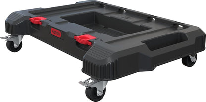 Keter Stack-n-Roll Two Drawer Tool Box for Small Parts and Power Tool Accessories, Fits Keter Modular Tool Storage System