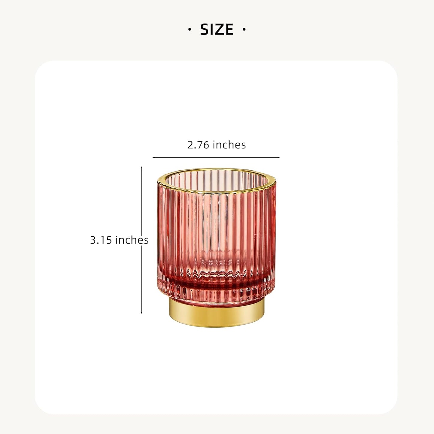 Makeup Brush Holder Organizer,Toothbrush Holders,Desk Pen Pencil Holder,Multifunctional Vintage Glass Brush Cup（L/Green/A3-6-US）