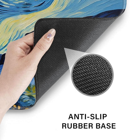 Desk Pad and Keyboard Wrist Rest, Large Mouse Pad + Keyboard Pad+Mouse Wrist Support, Non-Slip Desk Mat Protector for Office, Home 31.5×11.8 Inches Anime Dragon