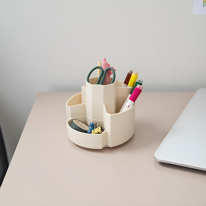 Pencil Pen Holder Desk Organizers Green Desktop Storage Stationery Supplies, Cute Cup Pot for Office, School, Art Supply