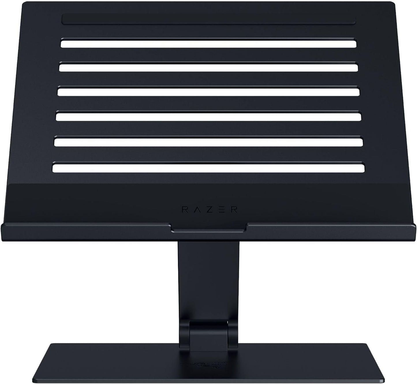 Razer Adjustable Laptop Stand: Supports Phones, Tablets, Laptops, Macbooks up to 18" - Adjust Height and Tilt - Durable Aluminum Construction - Vented Design - Foldable for Storage & Travel - Black