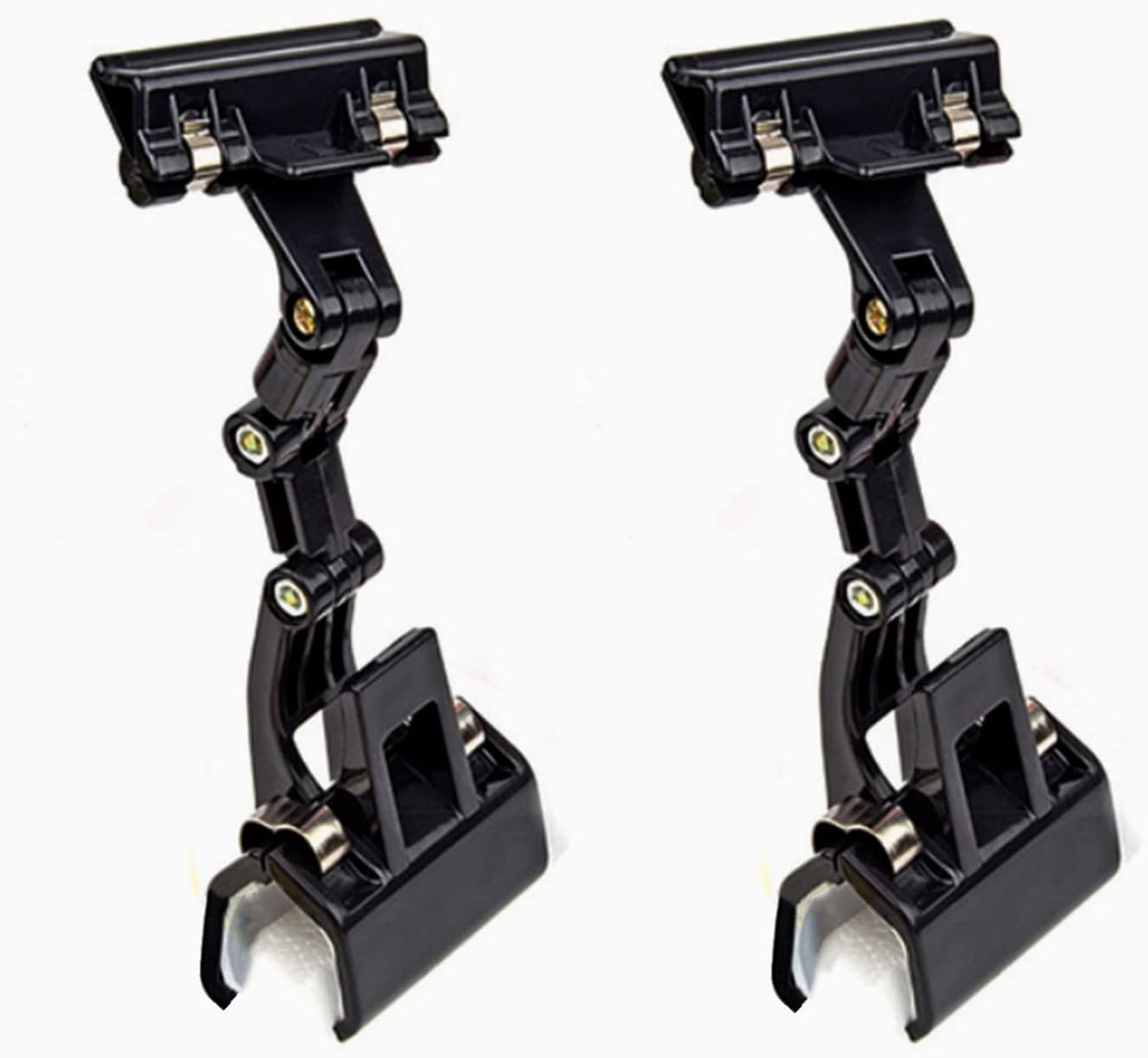 Adjustable Document Holder for Typing, Rotatable Paper Copy Holder Clip,Handy Artist Supplies Clamp,Computer Typing Proofing Folder(2 Packs)