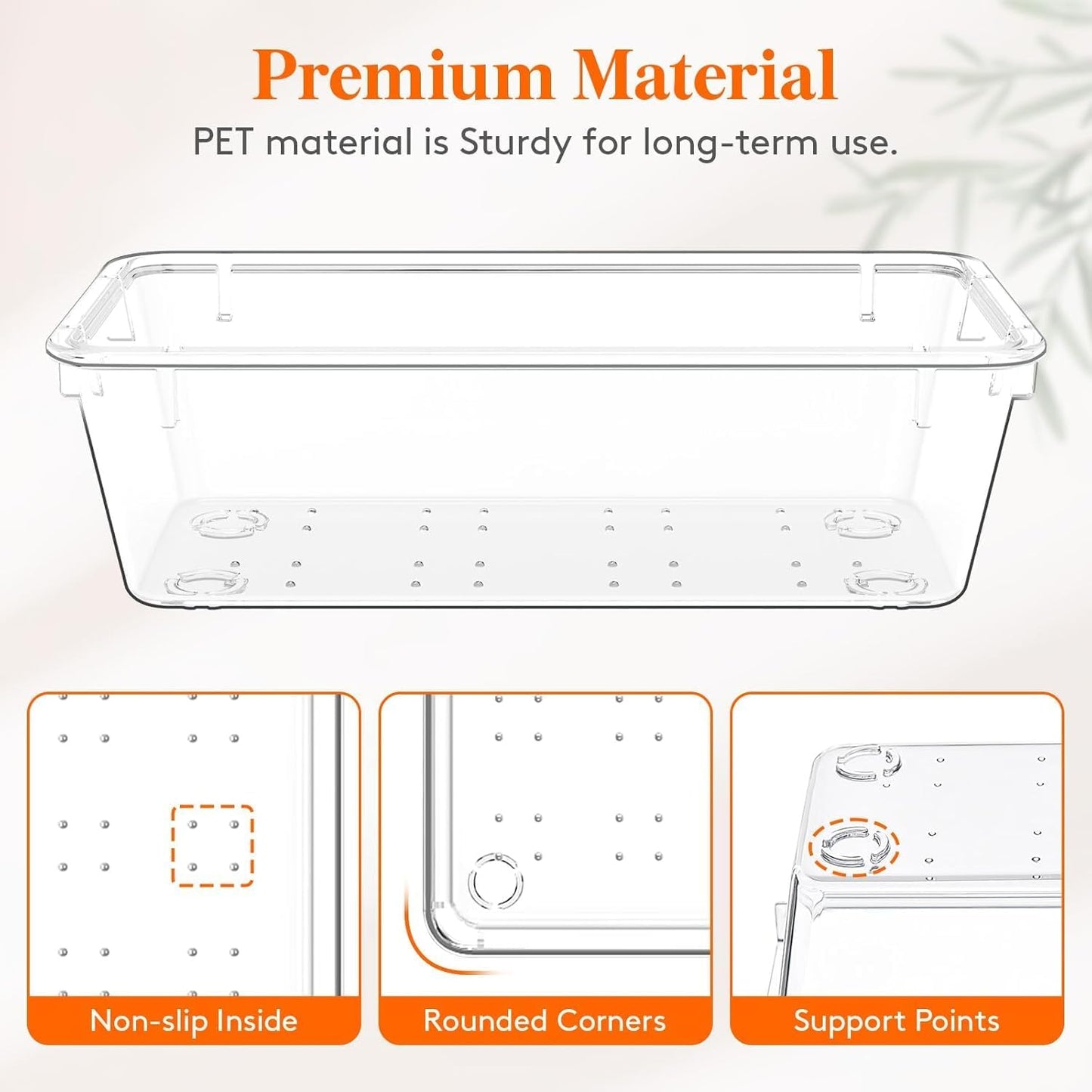 15-Pack Clear Drawer Organizer Set – Multi-Size Acrylic Storage Bins for Kitchen, Makeup, Office & Bathroom – Stackable Plastic Trays for Home, Desk & Vanity Organization