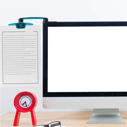 1 PCS Document Holder Clip for Typing Reading Document Copy Folder, Green