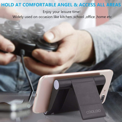 Cell Phone Stand Multi-Angle,【2 Pack】 Tablet Stand Universal Smartphones for Holder Tablets(6-11"), e-Reader, Compatible Phone XS/XR/8/8 Plus/7/7 Plus, Galaxy S8/S7/Note 8, Air, Mini, Pixel 2(Black)