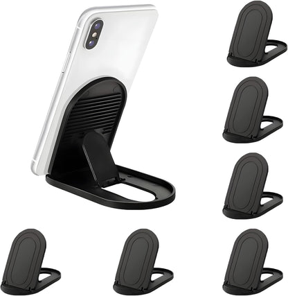[3-Pack] Cell Phone Stand for Desk, Portable Foldable iPhone Stand Holder Stand, Adjustable Multi-Angle Desktop Cradle for New iPhone 17 16 15 14 Pro Max, Tablet, Travel Airplane Essentials, FaceTime