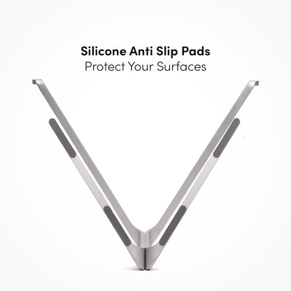 xympo Aluminum Laptop Stand for Desk, fits 13" - 16" Laptops