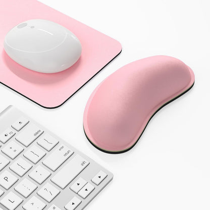 Dapesuom Enlarge Keyboard Wrist Rest, Cute Memory Foam Keyboard Wrist Cushion for Computer Desk Mats Support, Typing Pain Relief Ergonomic Mouse Pad Rests with Non-Slip Base for Gaming, Laptop, Purple