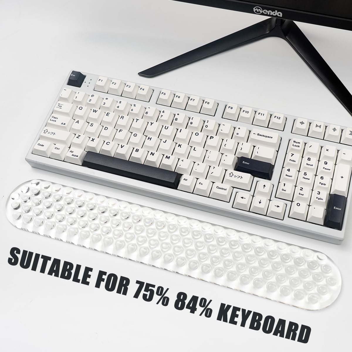 Ergonomic Gel Keyboard and Mouse Wrist Rest Set – Pink Wrist Rest for Computer Keyboard 75% 80%, Comfort & Support for Typing and Gaming