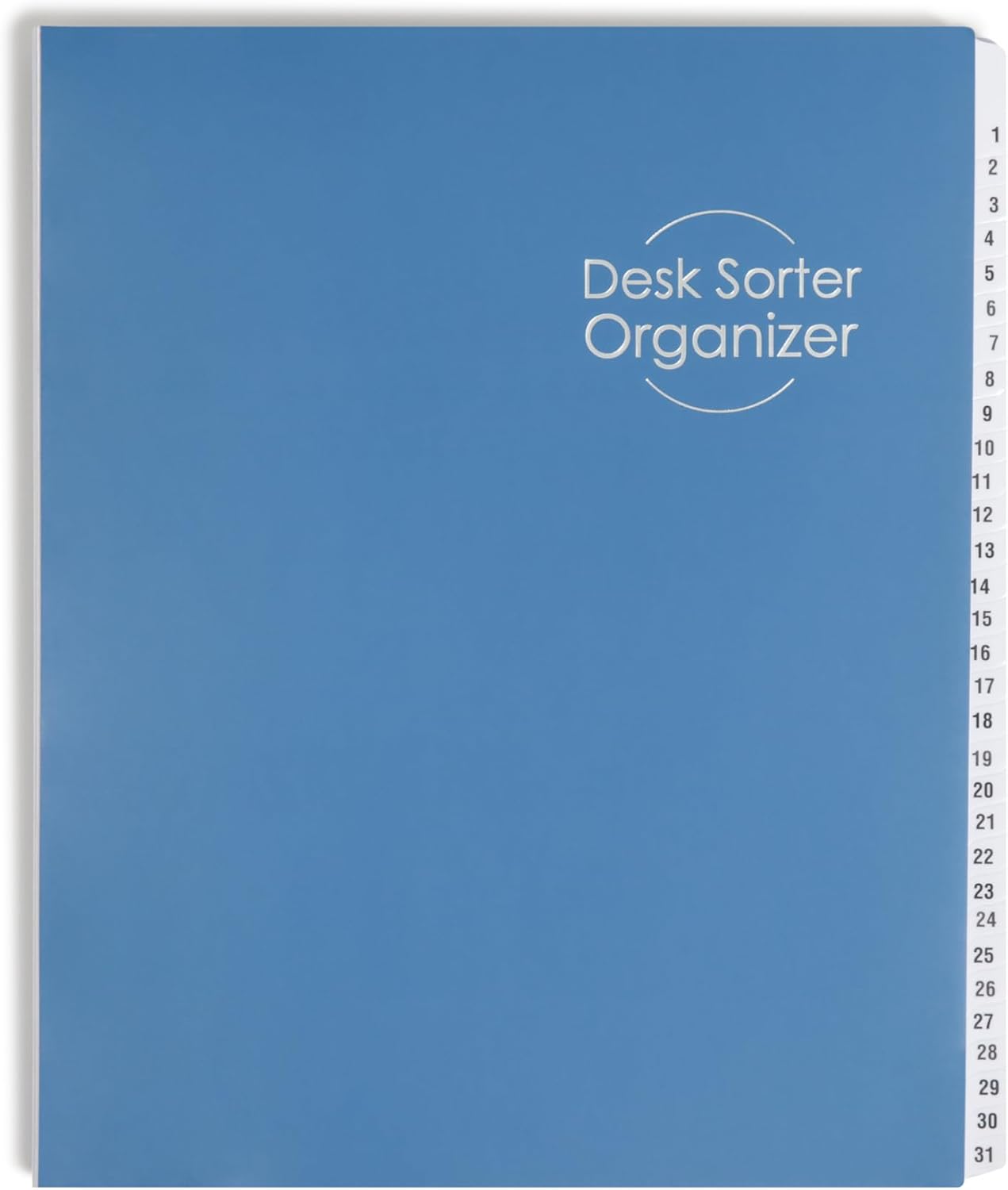 Smead Expandable Desk File Sorter, Alphabetical A–Z Organizer, 20 Laminated Index Dividers, Letter Size, Rosewood (89214)