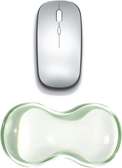 Clear Gel Wrist Rest for Keyboard, Keyboard Wrist Rest for Typing Pain Relief, Ergonomic Keyboard Arm Rest, Suitable for Office, Gaming, Computer, Laptop - Pink