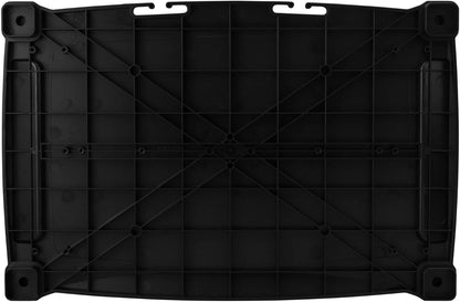 Kantek Single-Level Monitor Stand, 17" X 13.25" X 3" To 6.5", Black, Supports 50 Lbs