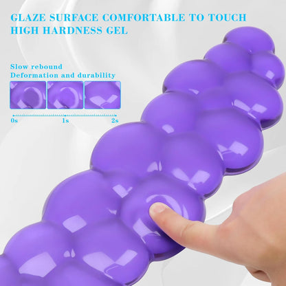 Gel Cloud Keyboard and Mouse Wrist Rest, Cute Wrist Support and Arm Support Keyboard Rest for Keyboard and Mouse Typing Pain Relief，Suitable for Office/Computer/Laptop/Gaming (Pink)