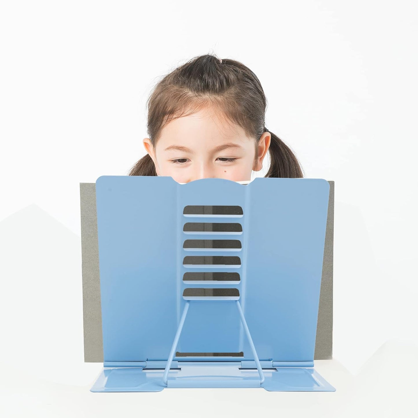 Camelmother Metal Book Holder Adjustable Book Stand for Reading