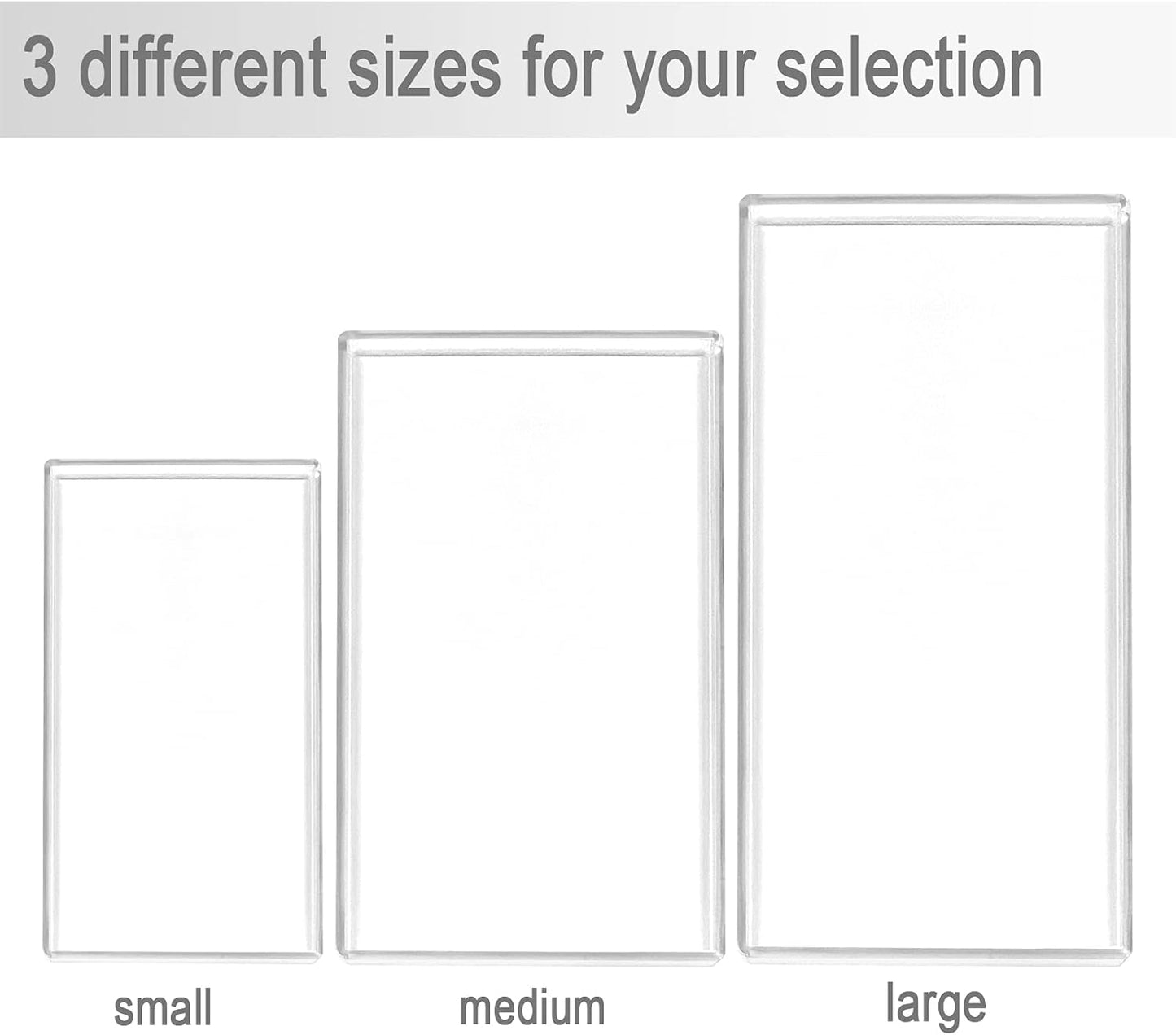 Bigfety Acrylic Vanity Tray for Organizing, Clear Bathroom Trays for Counter, Desk, Dresser
