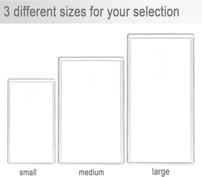 Bigfety Acrylic Vanity Tray for Organizing, Clear Bathroom Trays for Counter, Desk, Dresser