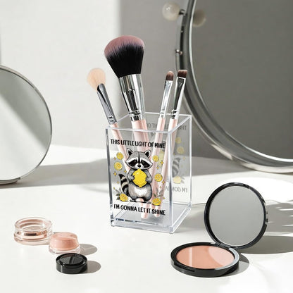 Everything is Figureoutable Acrylic Cosmetic Pencil Pen Holder Cup, Emotional Dumpster Fire Pencil Pen Holder Cup, Therapy Gifts, Mental Health Gifts for Women Colleague Boss Teacher