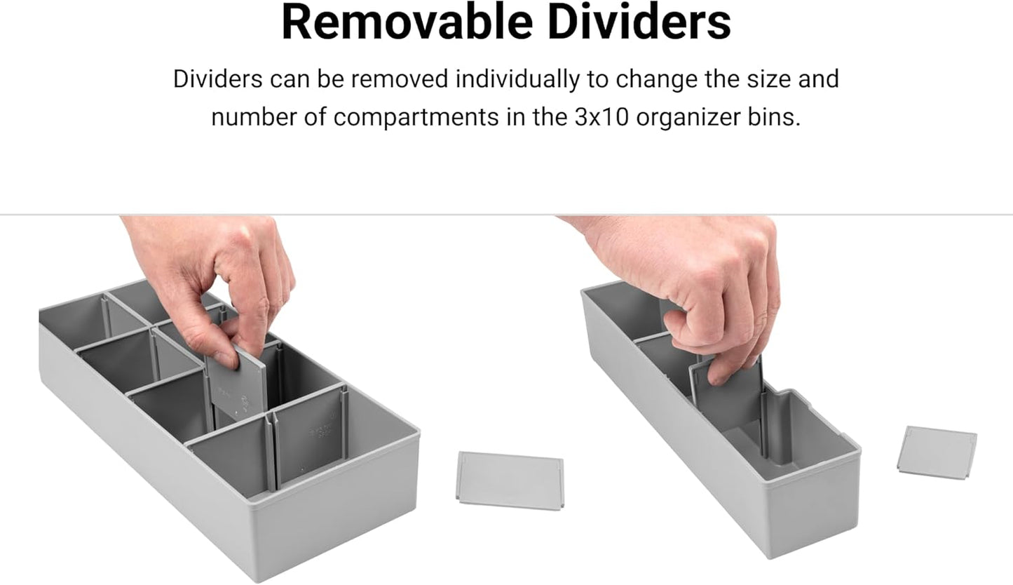 TEKTON Lidded Drawer (i-BOXX) with 12-Piece Organizer Bin Set | OLB51712