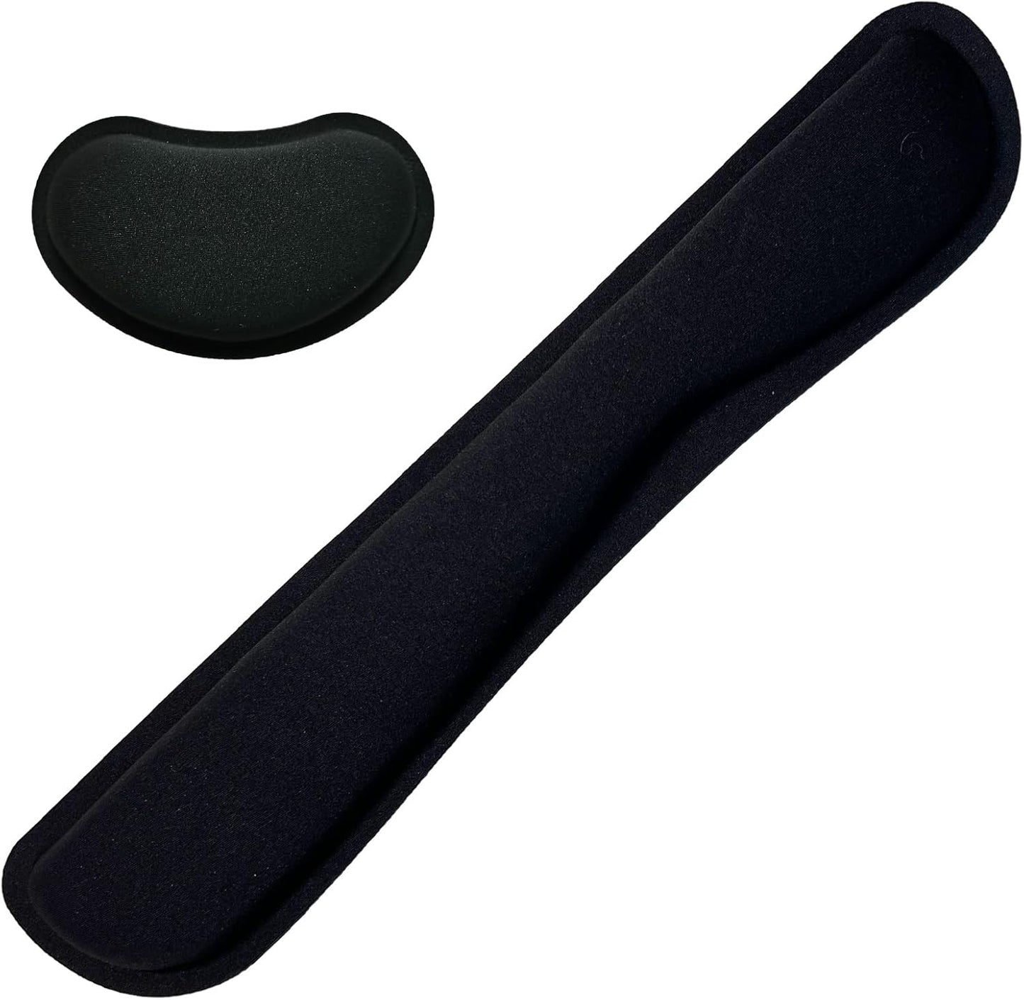 Keyboard Wrist Rest Mouse Wrist Support Set, Memory Foam Wrist Rest Pad for Computer Laptop Keyboard Mouse, Ergonomic Wrist Cushion Support for Typing Pain Relief, Gaming Home Office, Purple
