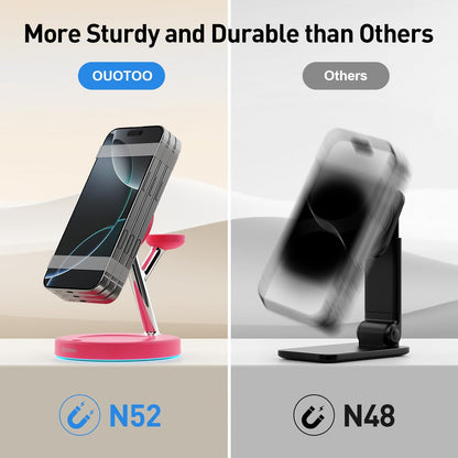 New 3 in 1 Charging Station for Apple Compatible with Magsafe Charger Stand for iPhone 17 16 15 14 13 12 Wireless Charging Station for AirPods Wireless Charger for iWatch Series
