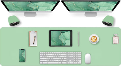 Mouse Pad and Keyboard Wrist Rest, 3-in-1 Large Keyboard and Mouse Pad Set, Ergonomic Wrist Rest for Computer Keyboards, Non-Slip Desk Mat Protector for Women (Purple Pink, 31.5" X 15.7")