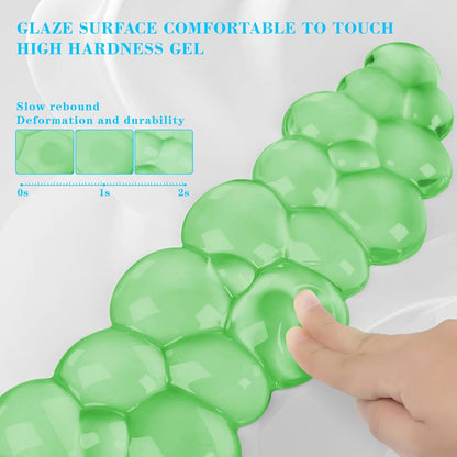 Gel Cloud Keyboard and Mouse Wrist Rest, Cute Wrist Support and Arm Support Keyboard Rest for Keyboard and Mouse Typing Pain Relief，Suitable for Office/Computer/Laptop/Gaming (Pink)
