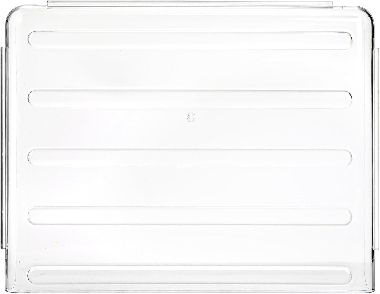 Okllen 3 Pack Stackable Paper Trays, Clear PET Desk Letter Tray Set, 3 Tier File Document Organizer Tray for A4 Paper, Magazine, Receipts, Office Supplies