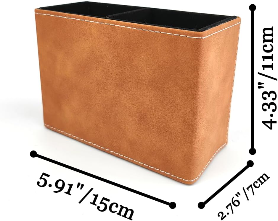 Pen Holder for Desk Pencil Organizer Cute Cup Holders Aesthetic (Black, 3.94" x3.15" x3.15")